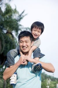Happy Father and Child